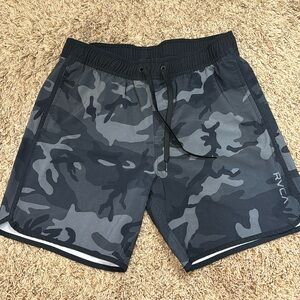 RVCA board shorts.   No liner